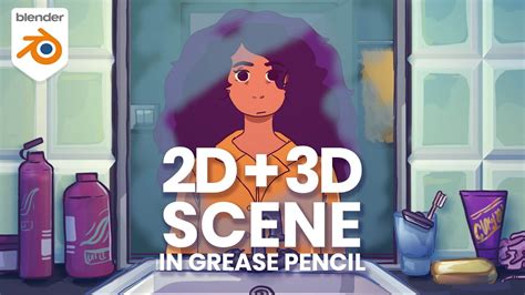 How We Animated a 2D + 3D scene in Blender! | Blender 2.82 - YouTube