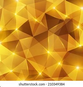 Gold Crystal Abstract Pattern Vector Illustration Stock Vector (Royalty Free) 210349384 ...