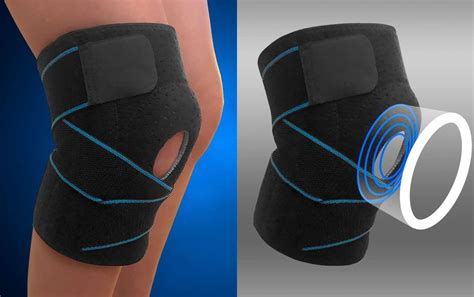 Fitnus Compression Knee Brace - Support Sleeve for Weightlifting, Running, Arthritis - Pain ...