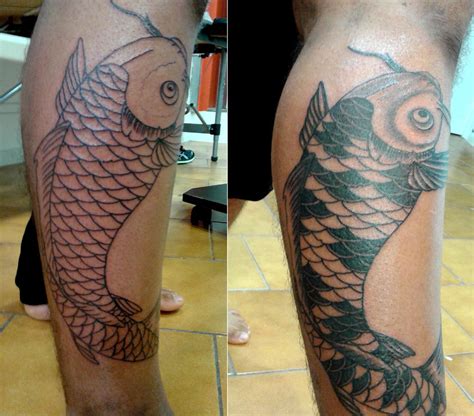 Koi fish tattoo session 1 by flaviudraghis on DeviantArt