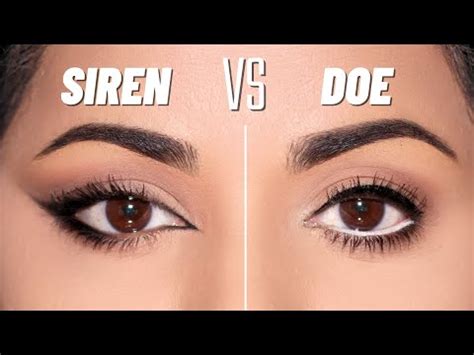 How To: Beginner SIREN Eyes Vs DOE Eyes Makeup Tutorial - YouTube in ...