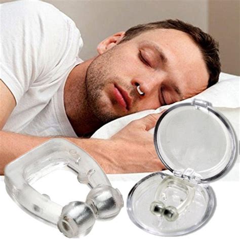 Buy Anti Snore Magnetic Silicone Nose Clip Stop Snoring Apnea Aid Sleep Breathe Aid at ...