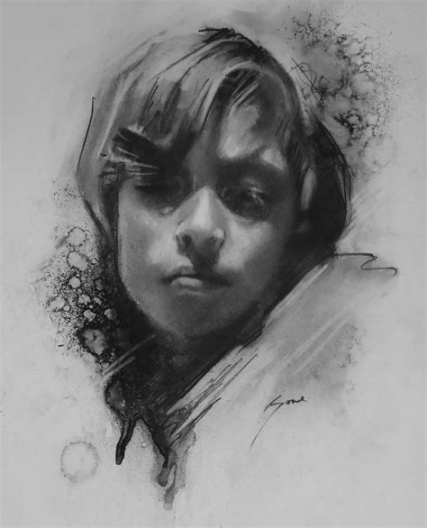 William Charcoal Portrait 14 x 12" | Portraiture art, Charcoal ...