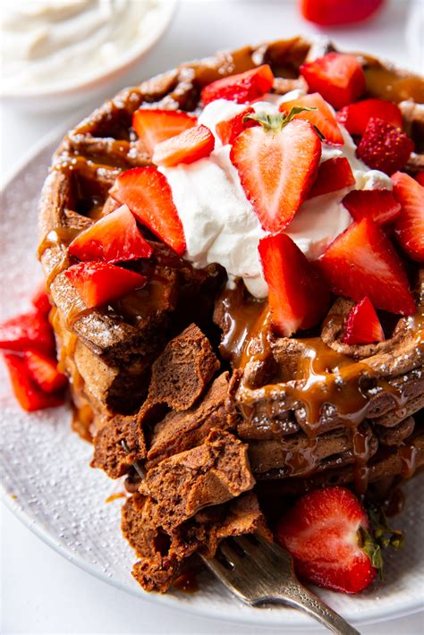 Belgian Chocolate Waffles Recipe - Pumpkin 'N Spice