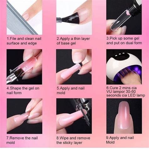 #polygeltutorial #beauty #easy #esfacil poly gel nail tutorial | Gel ...