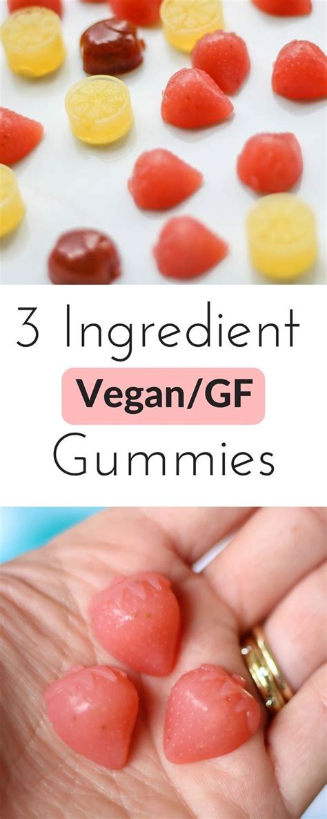 Homemade Vegan & Gluten Free Gummies | Recipe | Healthy vegan snacks, Vegan snacks on the go ...