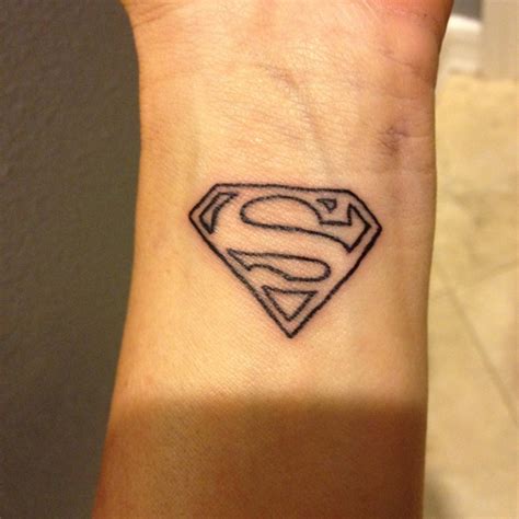 14 Graceful Superman Wrist Tattoos - Wrist Tattoo Pictures