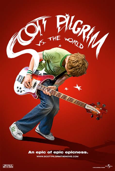 The Geeky Nerfherder: Movie Poster Art: Scott Pilgrim vs The World (2010)