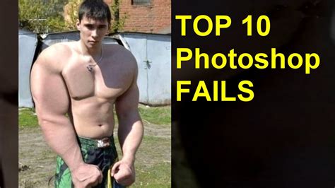 Top 10 Funny Photoshop Fails - YouTube