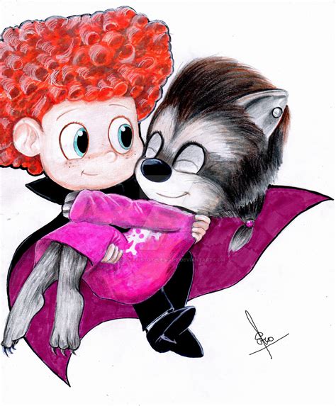 (hotel transylvania) dennis and winnie by erosmilestailsprower on DeviantArt