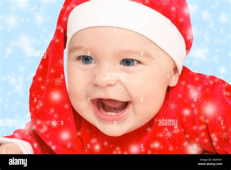 Baby Santa Claus Stock Photo - Alamy