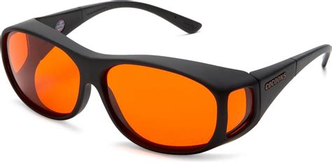 Amazon.com: Cocoons C402 MED Slim Line Low Vision Sunglasses,Black Frame/Orange Lens,one size: Shoes