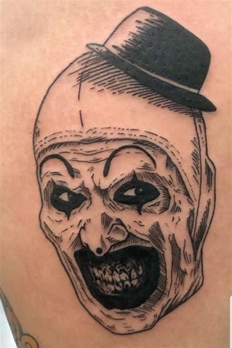 Terrifier Art the Clown Tattoo