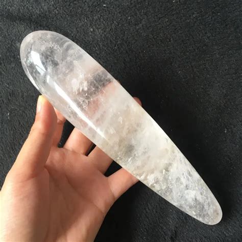 Hot sale 100% natural clear white quartz crystal wand healing crystal ...