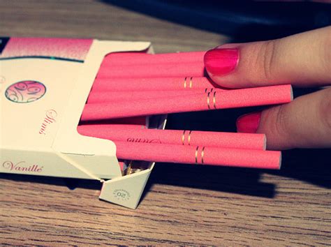 pink cigarettes on Tumblr