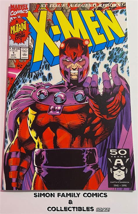 X-men 1 Magneto Cover 1991 Jim Lee VF/NM White Pages - Etsy