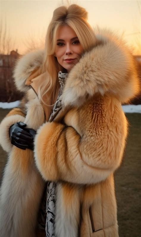 Fur Coat Fashion, Fox Fur Coat, Femdom, Leather Gloves, Style Guides ...