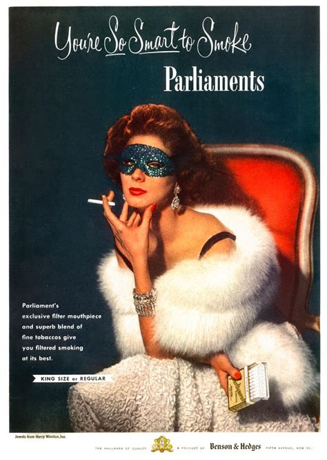 1955 Parliament Cigarette Ad : r/vintageads