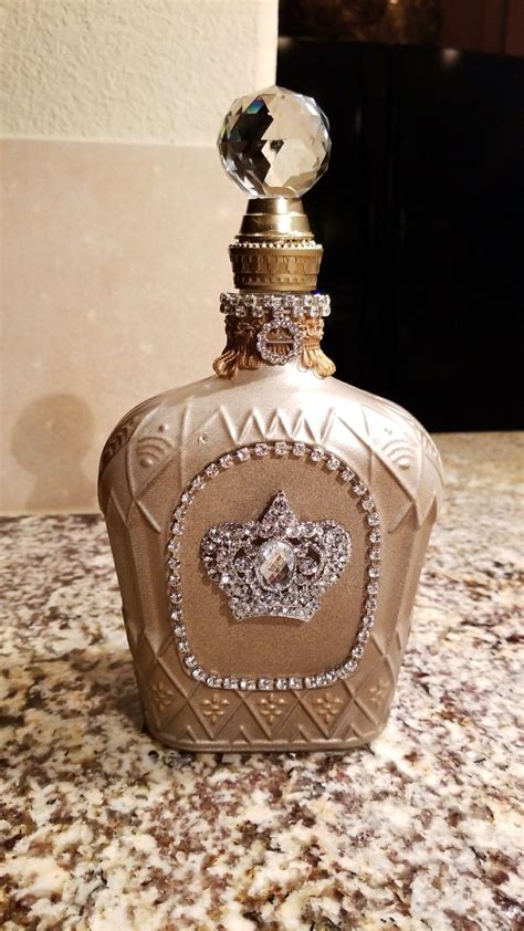 Crown Royal Bottle Whiskey Bottle Crafts, Wine Bottle Diy Crafts, Wine ...