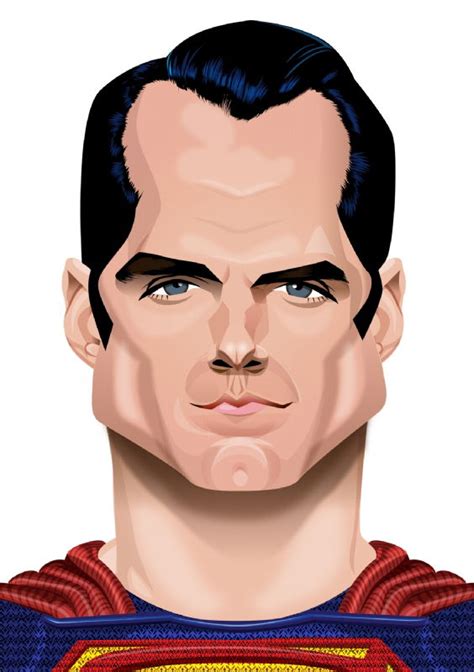 Superman / Henry Cavill, in Kevin Greene's Superhero caricatures Comic ...