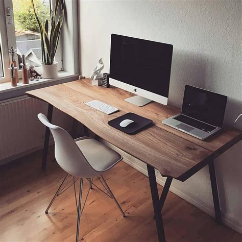 Simple Minimalist Office Desk For Small Room | Home decorating Ideas