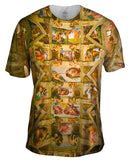 Michelangelo - "Sistine Chapel 2" Mens T-Shirt | Yizzam