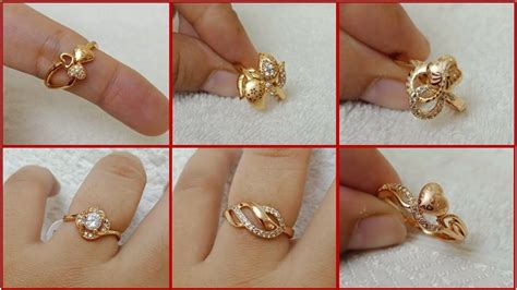 New gold ring designs for women 2021 || Latest gold finger ring design ...