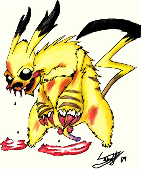 Evil Pikachu by krafty592 on Newgrounds