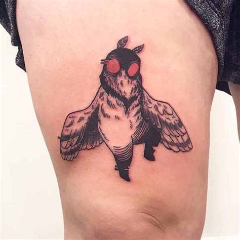 60+ Mothman Tattoos: Origins, Meanings & Urban Tales