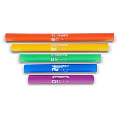 Boomwhackers 5-Note Chromatic Set (Upper Octave) Boomwhackers Tuned Percussion Tubes | Music & Arts