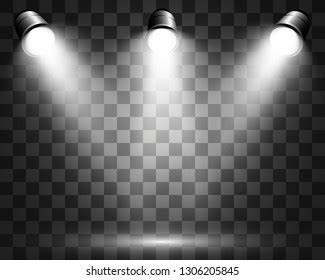 Collection Stage Lighting Catwalk Platform Transparent Stock Vector (Royalty Free) 1306205845 ...