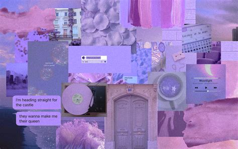 Purple Aesthetic Desktop Wallpapers - Wallpaper Cave