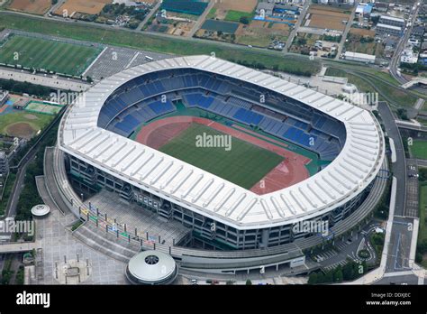 International stadium Yokohama: Tokyo, Japan: Aerial view of proposed ...