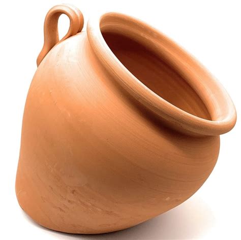 Tilted Ceramic Plant Pot Outdoor Angled Terracotta Flower Pot | Etsy