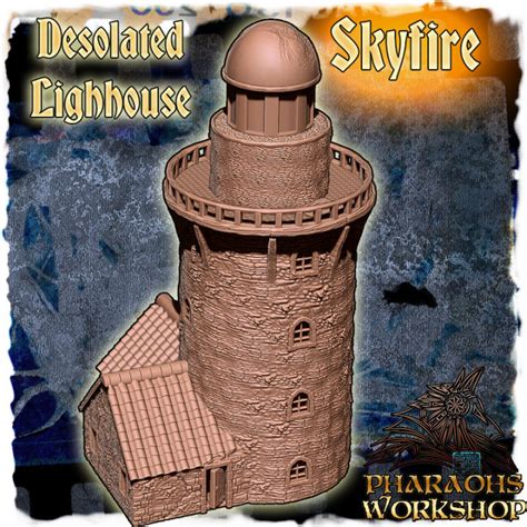 3D Printable Desolated Lighthouse by Pharaoh's Workshop