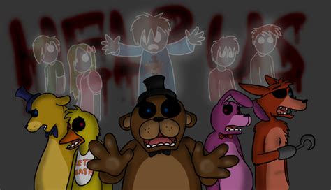 Been seeing a lot of fanart about the missing kids from FNAF ... | Five ...