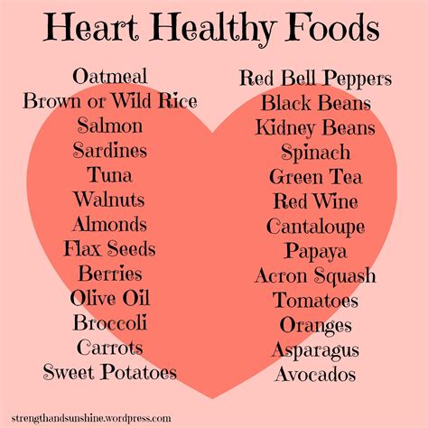 Printable Heart-Healthy Meal Plans