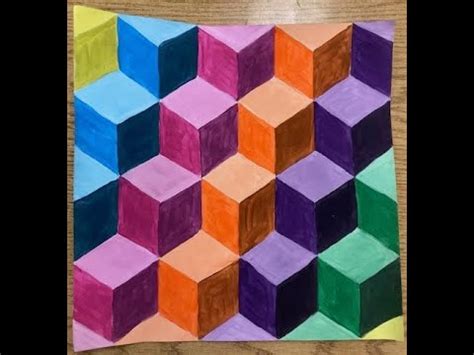 Monochromatic Cube Painting - YouTube