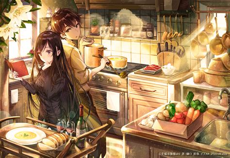 Anime Kitchen Background