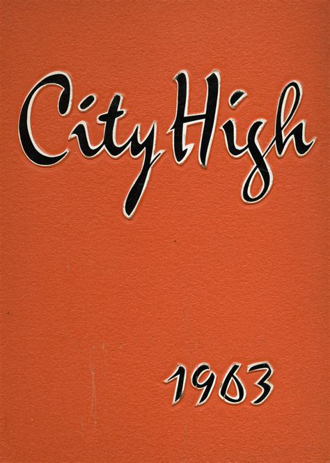 1963 yearbook from Iowa City High School from Iowa city, Iowa