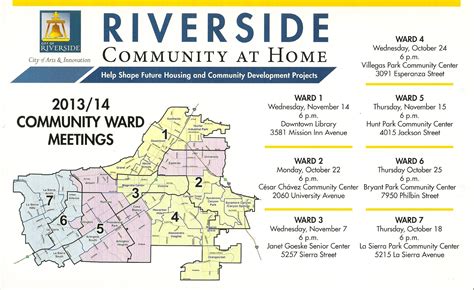 If you live in the City of Riverside, you have a voice in what happens in your area of the city ...