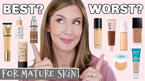 FOUNDATION ROUNDUP | 10 Best & Worst Foundations For Mature Skin - YouTube