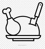 Roast Chicken Coloring Page Clipart 2360012  PinClipart sketch template