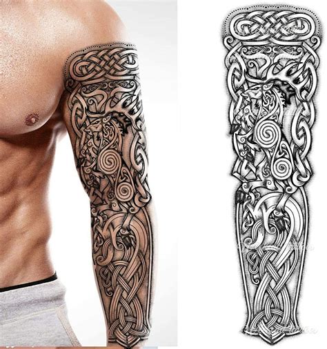 Viking Tribal Tattoos, Celtic Sleeve Tattoos, Celtic Tattoos For Men, Viking Warrior Tattoos ...