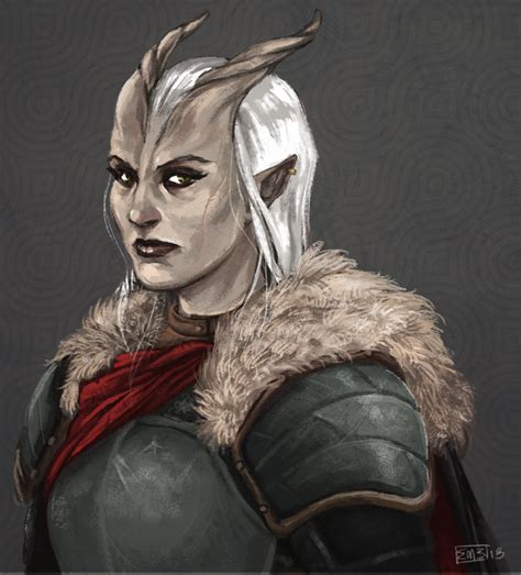 DA: Qunari woman by Vaahlkult on DeviantArt