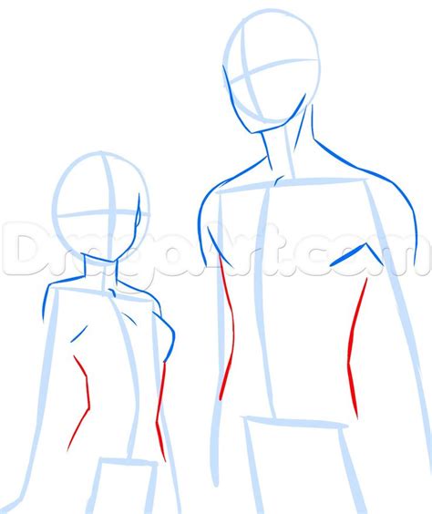 how to draw anime anatomy step 12 | Guided drawing, Body drawing tutorial, Drawing anime bodies