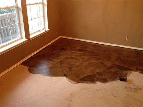 DIY Stained Concrete Floors In Homes – Flooring Ideas