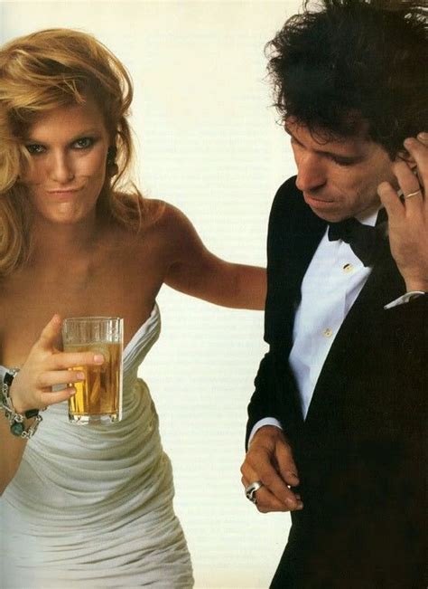 Patti Hansen and Keith Richards on their wedding in 1983. They've been ...