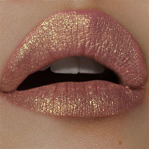 I rose gold | Gold lipstick, Metallic matte lipstick, Glitter lipstick