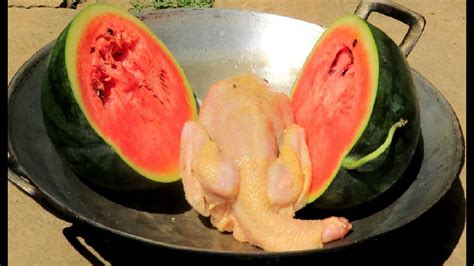 Roasted Tasty Chicken with Watermelon Recipe | Cooking With Manila in 2020 | How to cook chicken ...